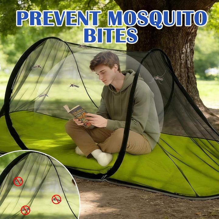 Faltbares Moskitonetz Pop Up, 200 X 72 X 70 cm Moskitonetzbett, Moskitonetz Reise, Tragbares Camping