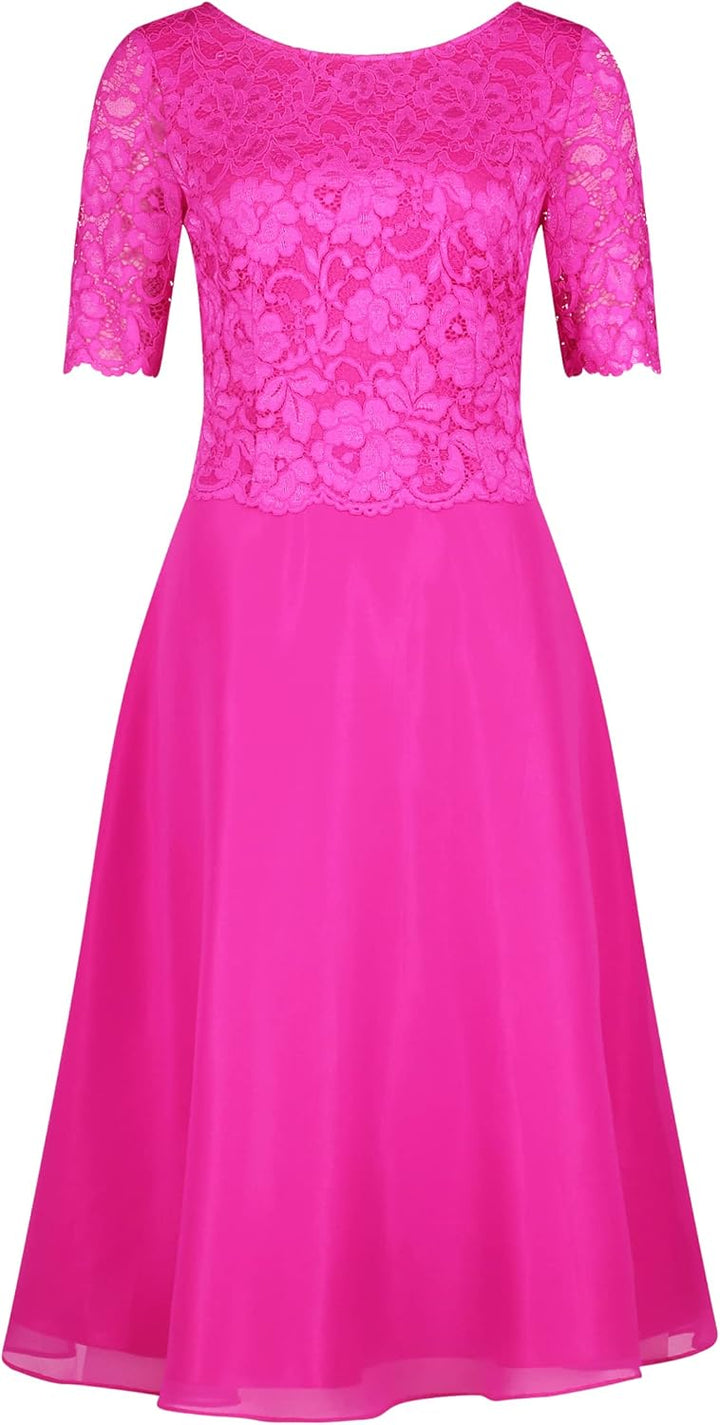 Vera Mont Vera Mont Damen 0113/4825 Kleid, Purple Pink, 44