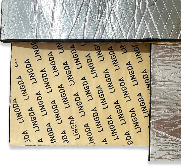 lingda 10�mm Hitzeschild Thermo Isolierung Proof deadener Matte Auto Noise Control Akustische D�mpfu