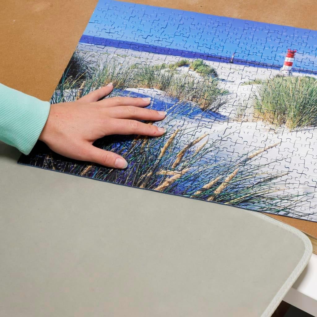 Haushalt International Puzzletisch 1000 Teile Puzzel Tisch 76x57cm Puzzel Board 4 Schubladen Puzzleb