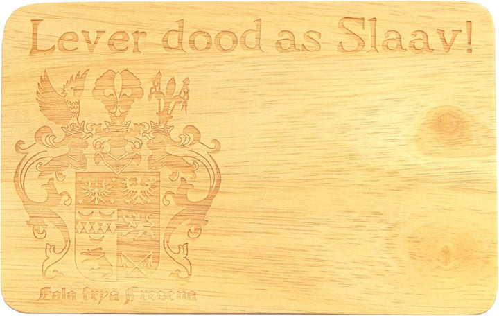 Brotbrett Wappen Ostfriesland Lever dood as Slaav