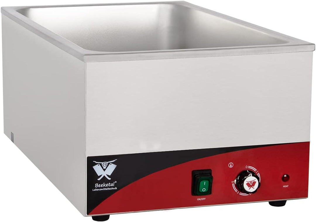 Beeketal 'BBMoA' Gastronorm Bain Marie Profi Gastro Speisewärmer passend für (GN) 1/1 Gastronorm Beh
