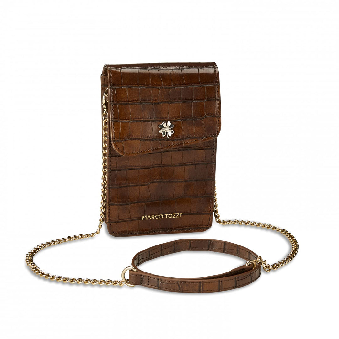 MARCO TOZZI Damen by Guido Maria Kretschmer Handtasche 2-2-81000-27 Chestnut Croco, Chestnut Croco