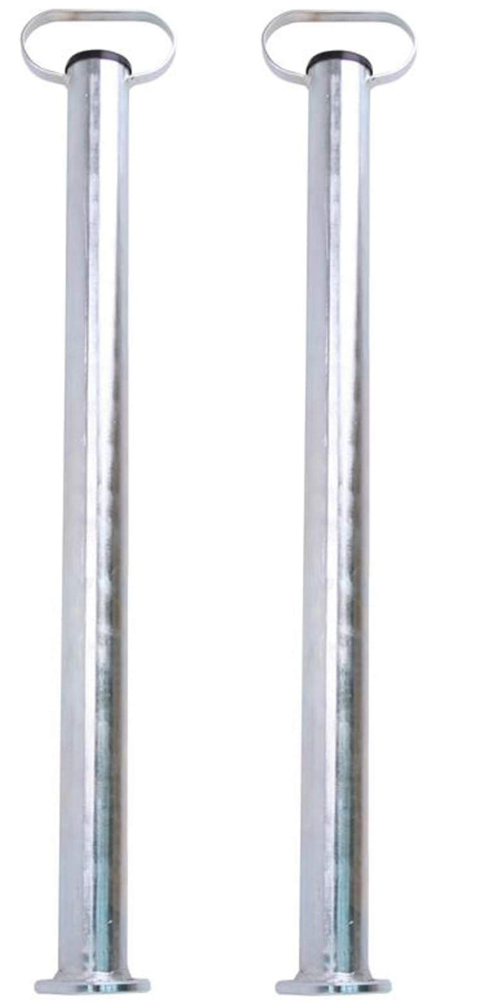 PAT Europe B.V. 2Stk Abstellstütze Anhängerstütze Rohrstütze 700mm Stützrohr