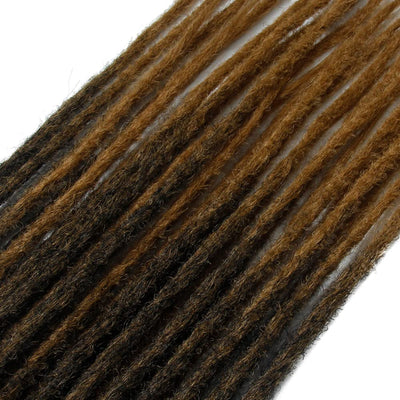 Dsoar Dünne 0,6cm Lange Synthetische Dreadlock Verlängerungen Handgefertigtes 24 Zoll 20 Strang Häke