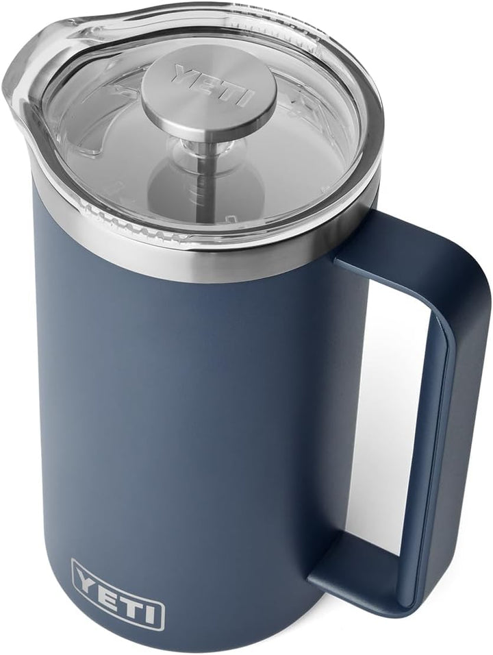 YETI Rambler Stempelkanne Mit DuraSip Keramikbeschichtung, Navy, 34 oz (1 L), Navy