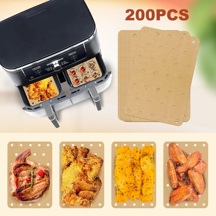 2×304 Edelstahl Heissluftfritteuse Spiessen Grillrost für Ninja Foodi AF500EU/ AF400 EU/AF300EU/SL40