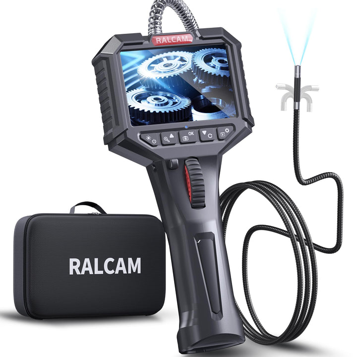 Ralcam Endoskopkamera mit Licht Endoscope Camera - Endoskop 6,2mm Inspektionskamera 3,5" HD 720P Roh