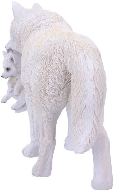 Nemesis Now Winter Bond Wolves Figur, Weiss, 30 cm