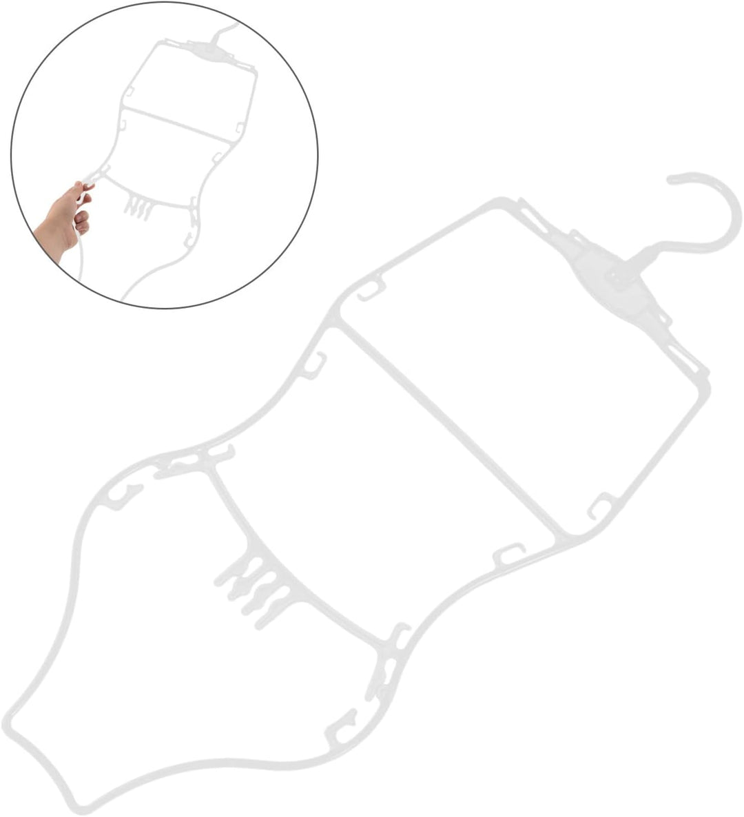 Ciieeo 10stücke Kleiderbügel Für Kinderbadeanzüge Für Badeanzüge Bikinis Und Dessous Tragbar Und Pra