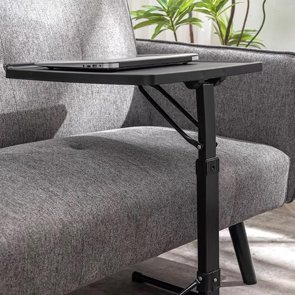 Klappbarer Beistelltisch, tragbar, Klapptisch, Laptoptisch, höhenverstellbar, für Schlafzimmer, Wohn