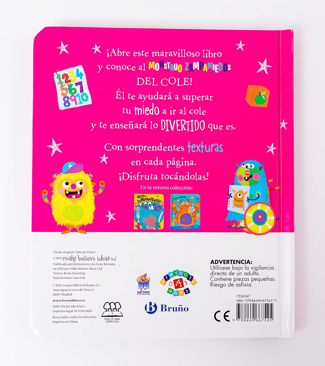 ¡No me da miedo ir al cole! (Castellano - A PARTIR DE 0 AÑOS - PROYECTO DE 0 A 3 AÑOS - Libros manip