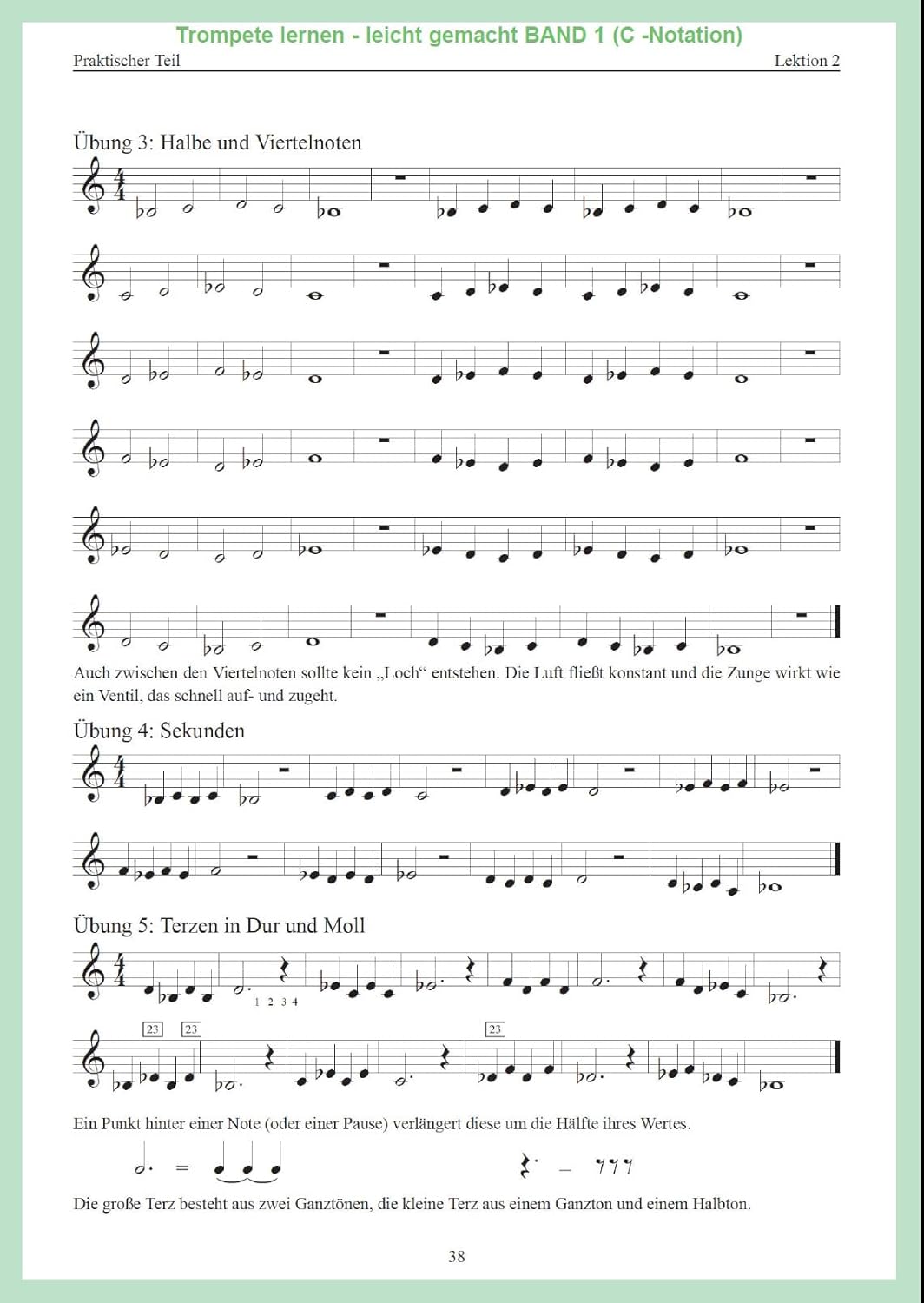 Trompetenmethode - Trompete lernen leicht gemacht - Band 1 (C-Dur) - Trompetenschule für Anfänger im