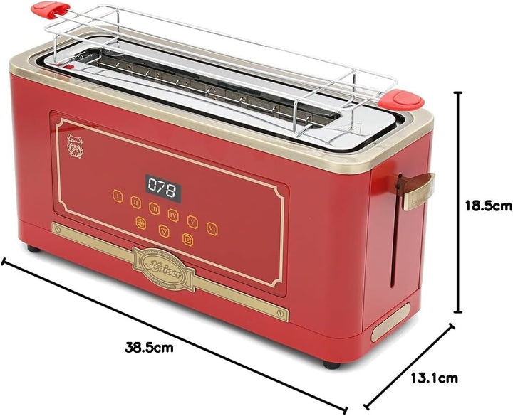 KAISER Toaster T 4000 RotEm Retro-Toaster,6 verschiedene Toaststufen für beste Ergebnisse