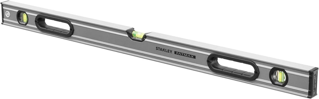Stanley Fatmax Wasserwaage Pro (90 Cm Länge, Horizontale/Vertikale Libelle, Schutzkappen, Bi-Materia