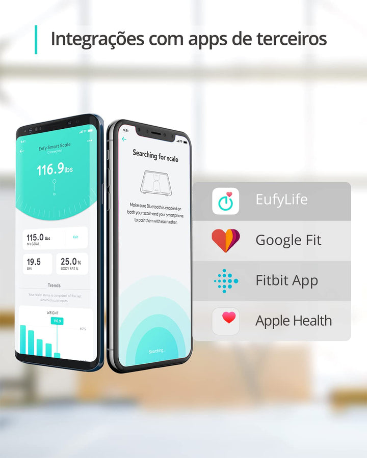 eufy Smart Scale C1 Körperanalysewaage Wägebereich (max.)=150kg Weiss