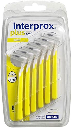 3x Interprox plus Interdentalbürsten gelb mini 6er Pack (3x 6er Pack)