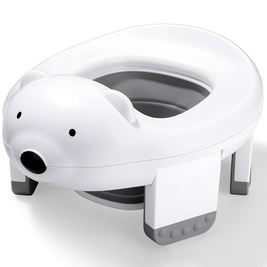 Töpfchen Toilettensitz Kinder, 3 in 1 Faltbares Reisetöpfchen Kinder, Töpfchen für Unterwegs, Baby P