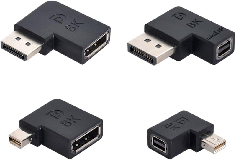 ChenYang CY Mini DP DisplayPort 1.4 8K 60hz auf DP DisplayPort Adapter Stecker auf Buchse 90 Grad Li