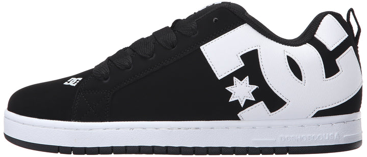 DC Herren Court Graffik Skate-Schuh 47 EU Schwarz 1, 47 EU Schwarz Weiss Weiss