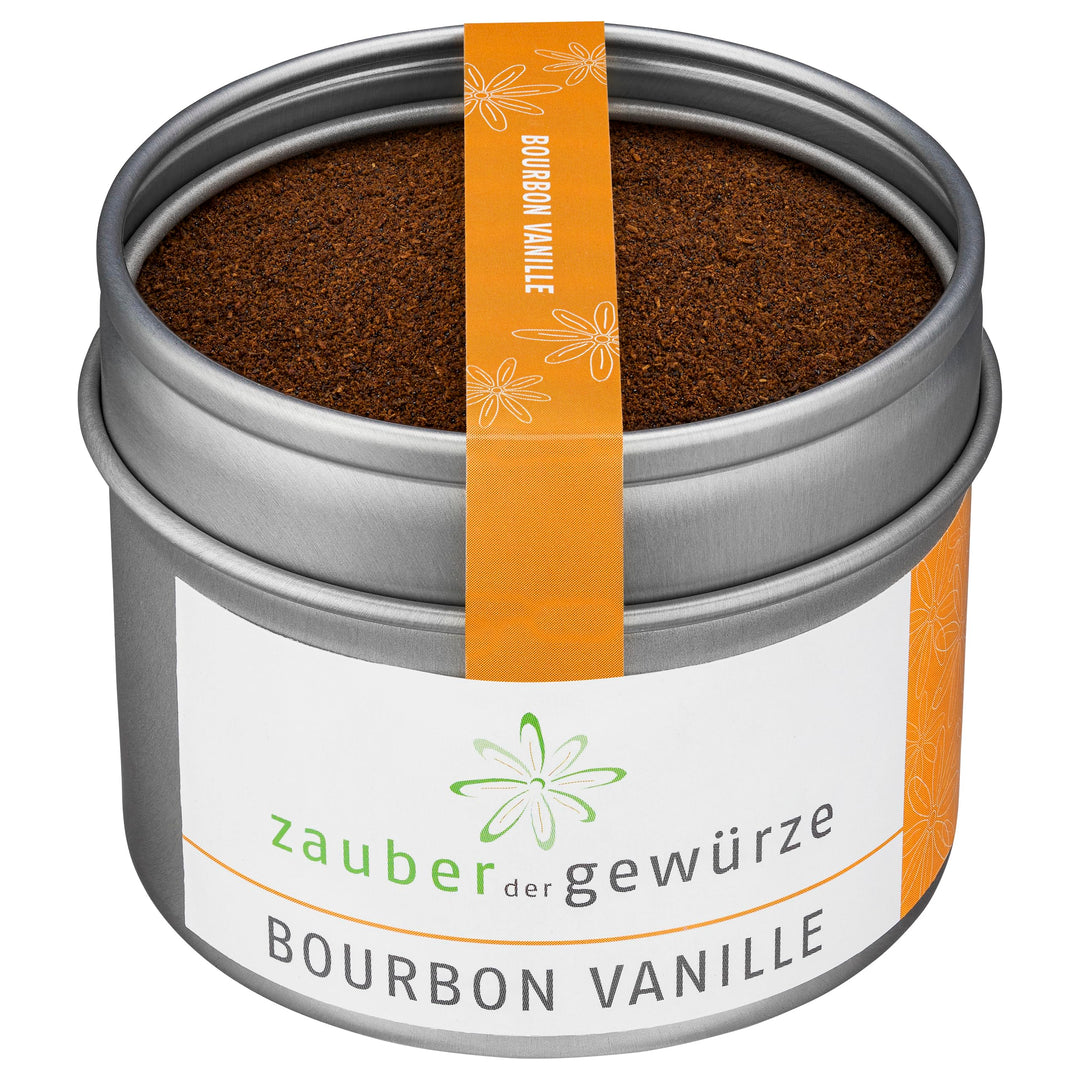 Zauber der Gewürze Bourbon Vanille, gemahlen, aromatisches Bourbon Vanillepulver aus Madagaskar, ohn