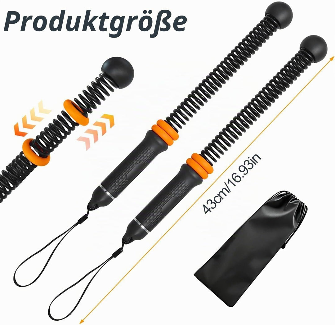 Verstellbare Battle Rope Ohne Seil Tragbare Gewichtsringen Ropeless Battle Ropes Geräuschfreies Trai