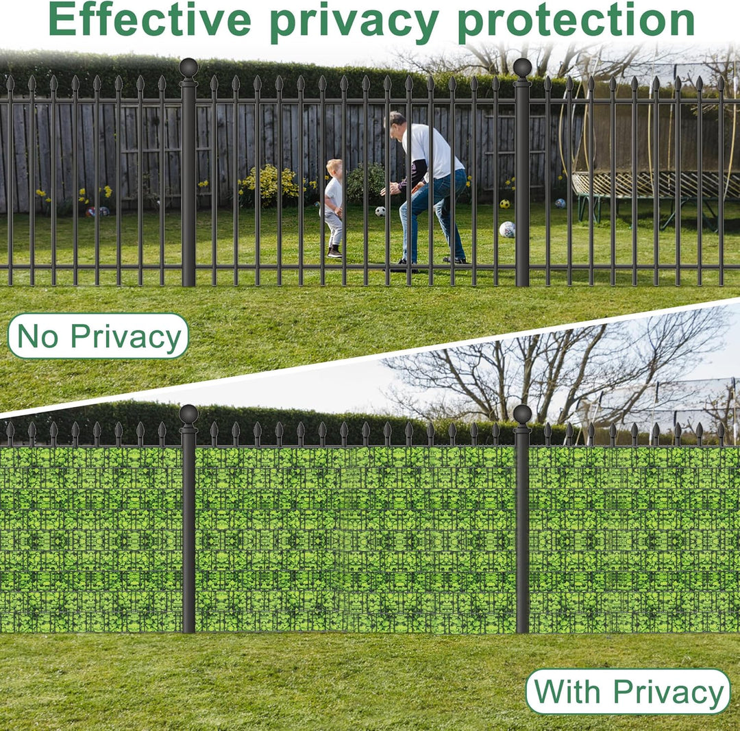 UISEBRT PVC Sichtschutzstreifen für Doppelstabmatten,35 m x 19 cm Doppelstabmattenzaun,Blickdichte Z