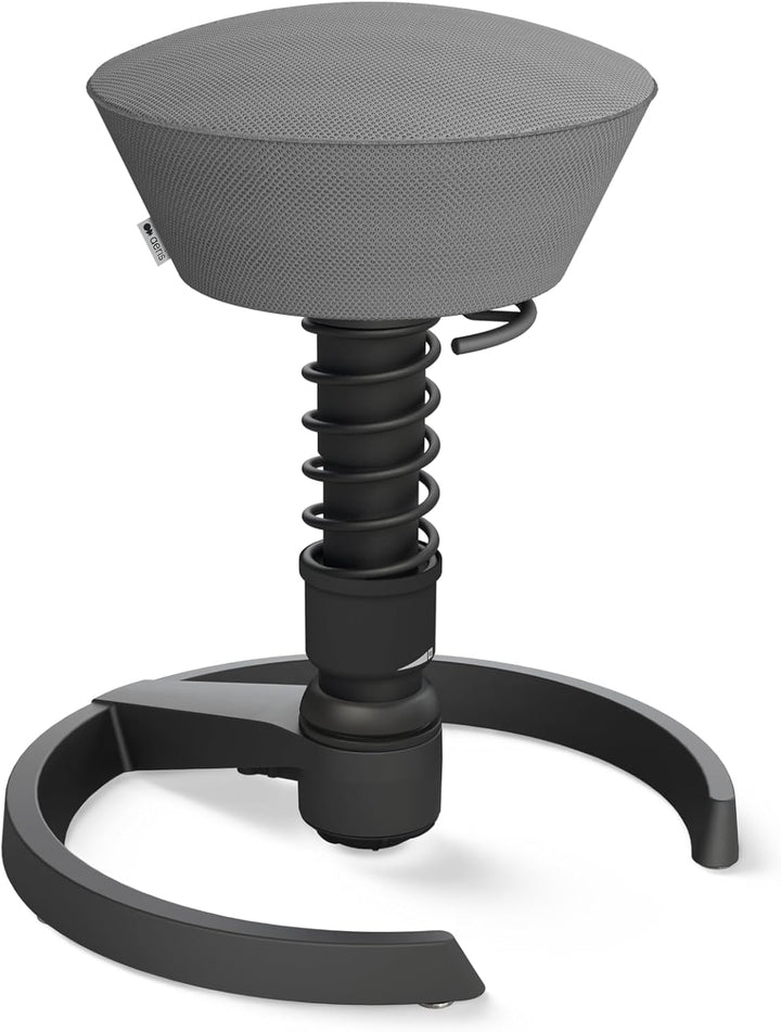 aeris Swopper Air – Ergonomischer Hocker mit extra weicher Polsterung – Bürohocker höhenverstellbar