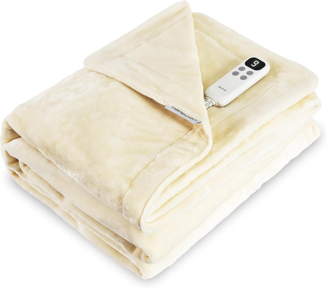 Cecotec Heizdecke HeatConfort Calma, 160 x 130 cm, 115 W, 10 einstellbare Temperaturstufen, Abnehmba