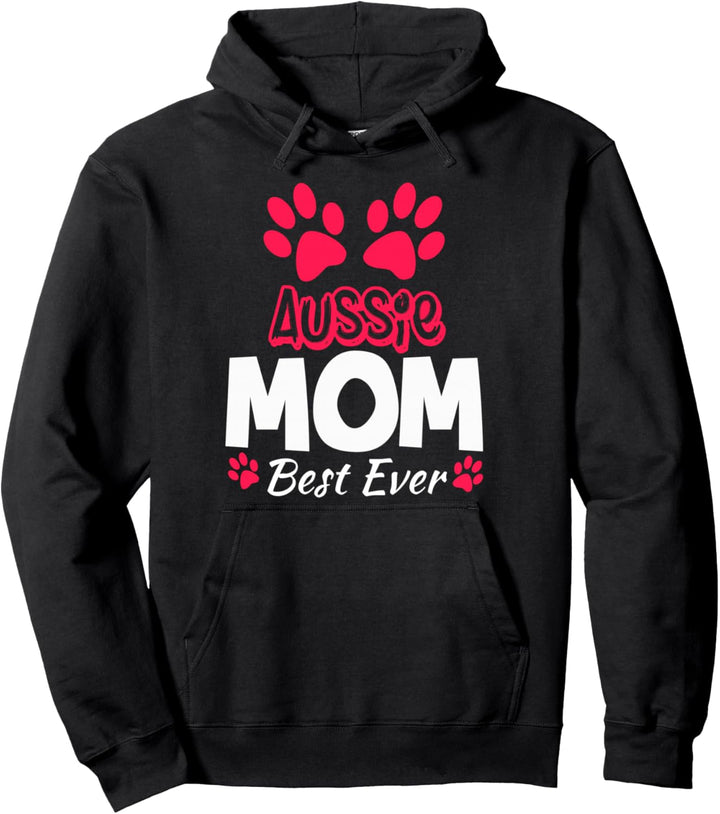 Mein Australier zwinkert mir Australian Shepherd Dad Pullover Hoodie