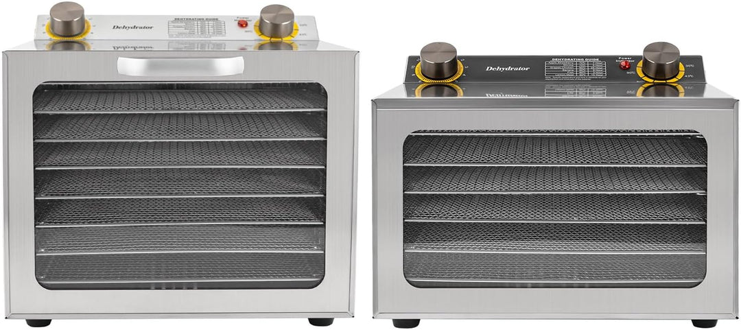 Dörrautomat Lebensmittel Trocknungsmaschine Edelstahl, 6 Tray/8 Tray Food Dehydrator Dörrgerät Konse