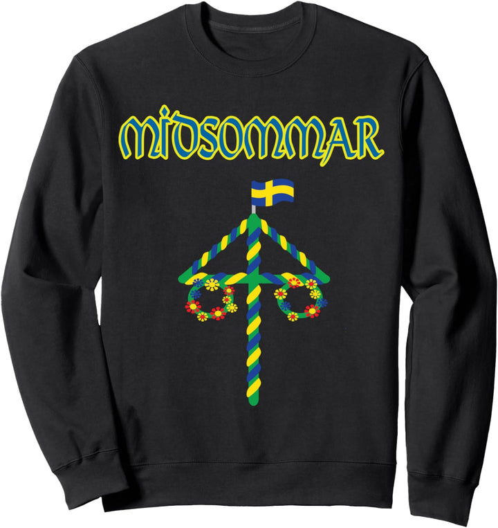 MidSommar Schwedisch Schweden Mittsommer Maibaum Sweatshirt