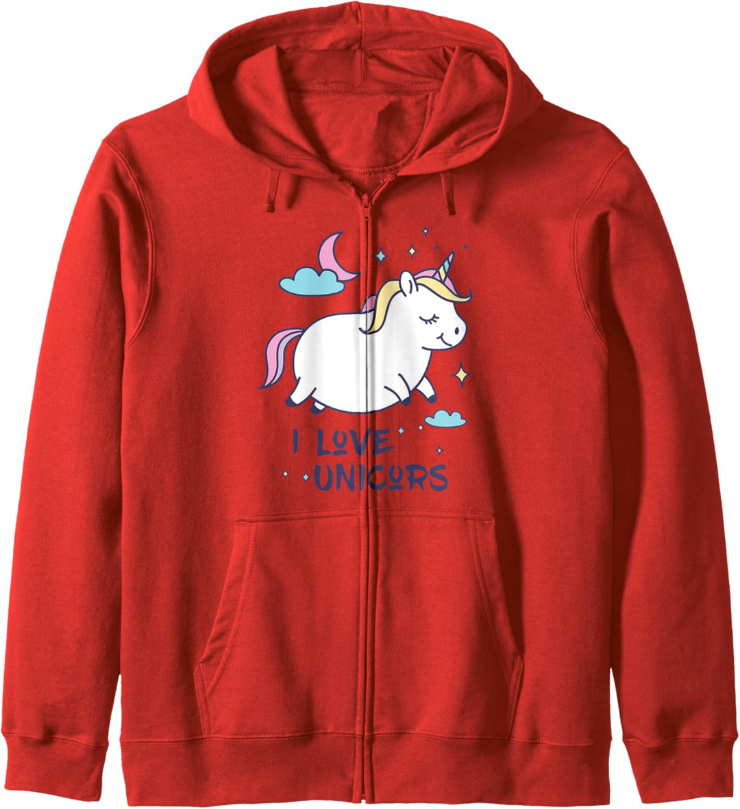 Magisches Design: Weihnachtskleidung mit Einhorn Kapuzenjacke