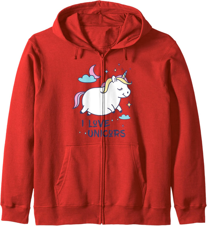 Magisches Design: Weihnachtskleidung mit Einhorn Kapuzenjacke