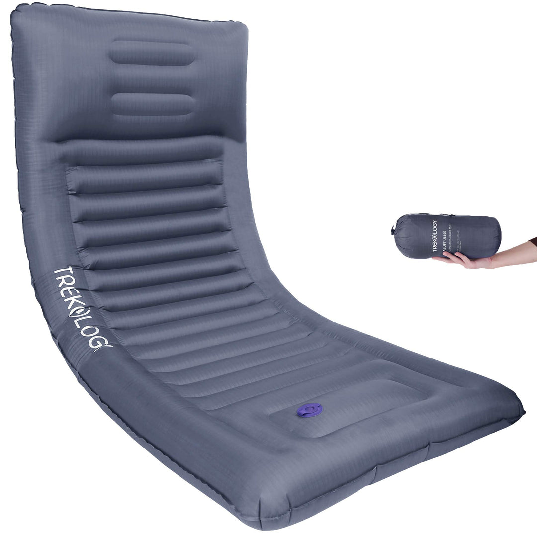 TREKOLOGY Isomatte aufblasbar, Sleeping Pad, Camping Luftmatratze - UL140 aufblasbare Camping Ultral