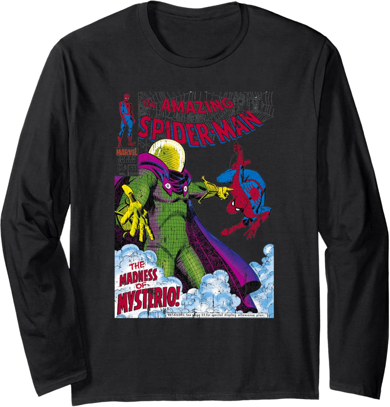 Marvel Comics Spider-Man Mysterio Cover Langarmshirt