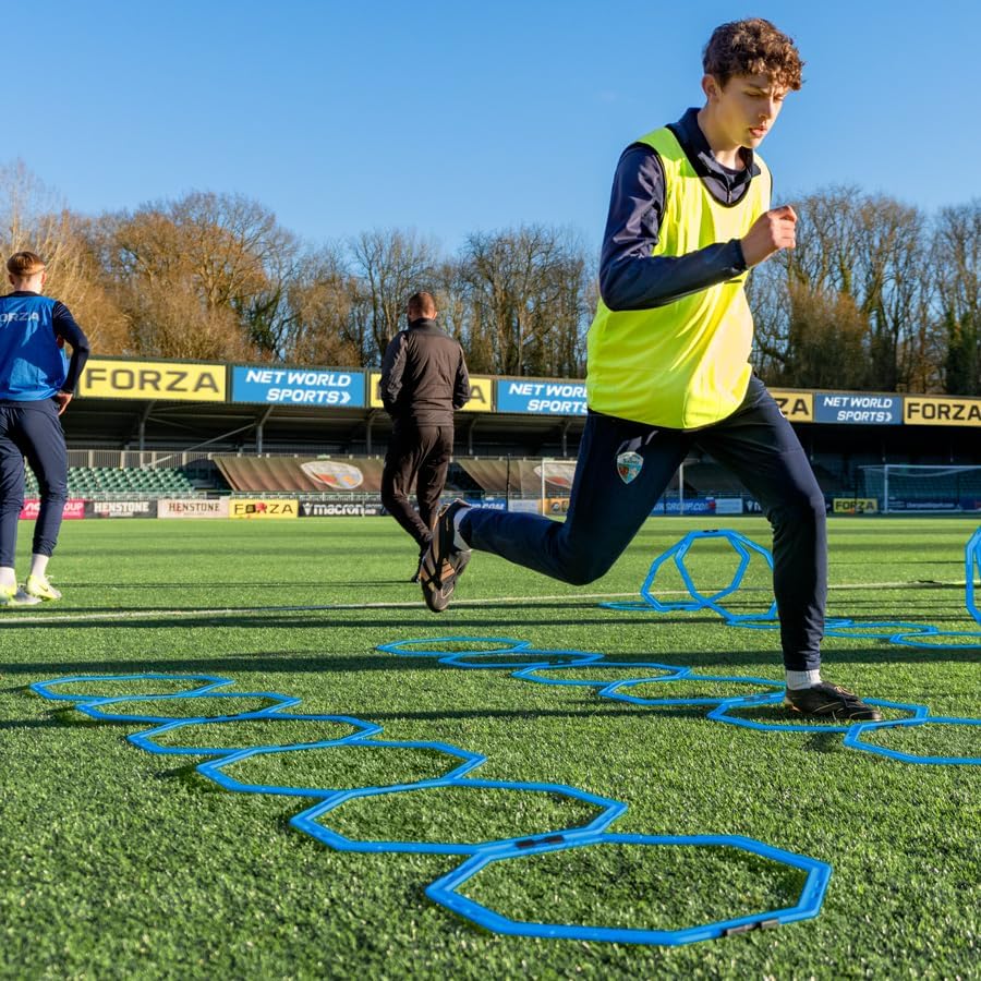 FORZA Agility-Trainings Octa-Ringe [6er-Set] | Fussball-Trainingsausrüstung | Multi-Sport Agility-Ri