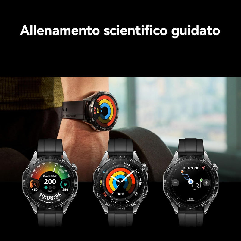 HUAWEI WATCH GT 4 46mm Smartwatch, Bis zu 2 Wochen Akkulaufzeit, Android und iOS, Kalorienmanagement