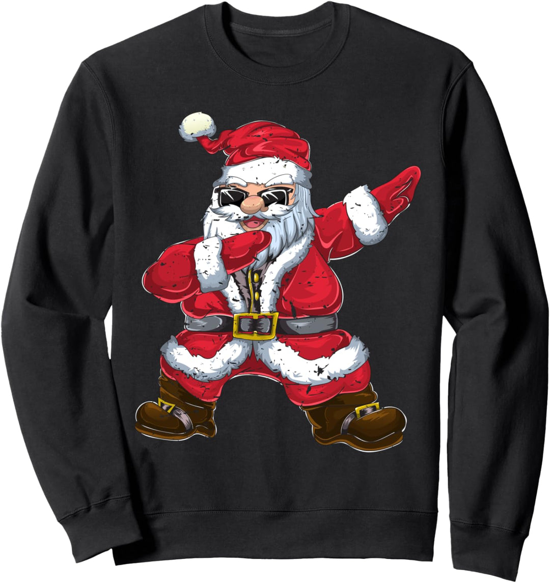 Weihnachten Geschenk Santa Claus Dabbing Weihnachtsmann Sweatshirt