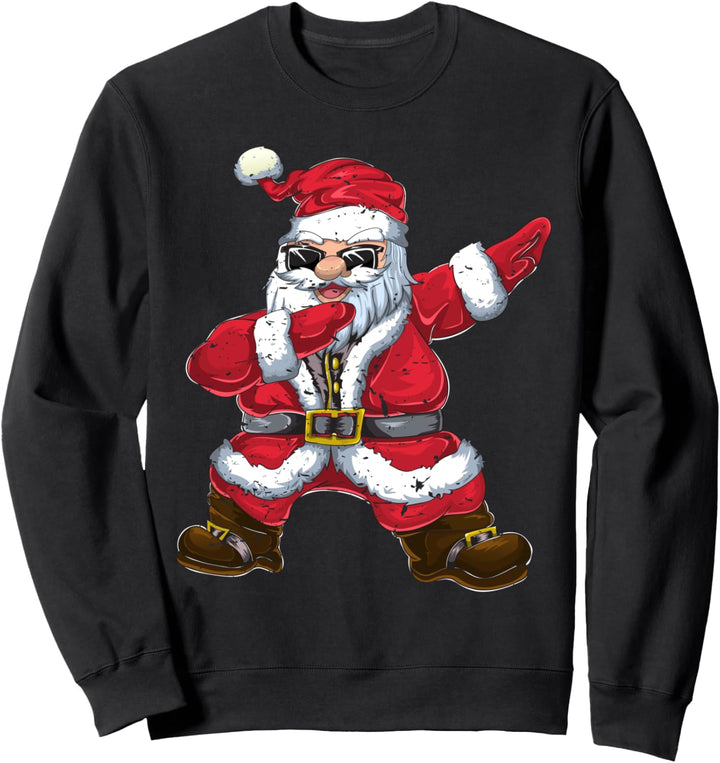 Weihnachten Geschenk Santa Claus Dabbing Weihnachtsmann Sweatshirt