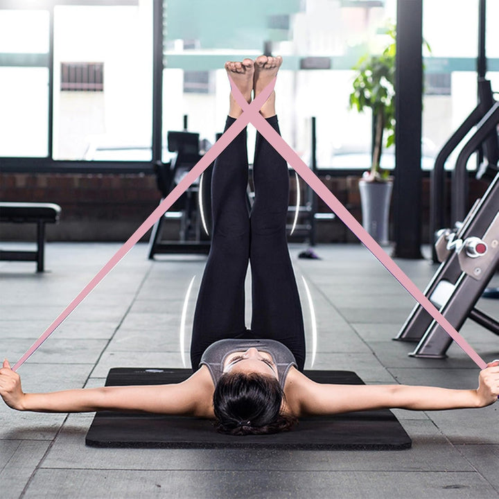 Pilates Set Für Zuhause,4 Stück, Pilates Ring Set Zuhause, Straffendes Stretch Widerstandsband Yoga