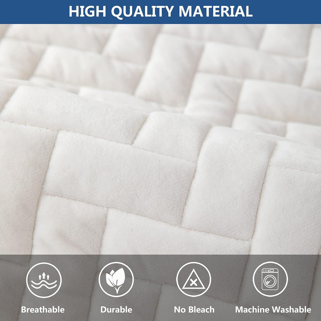 Eismodra Sofa Überzug,Sofabezug 3 Sitzer,Anti-Rutsch-Couch Überzug für L Form Sofaschoner Chaiselong