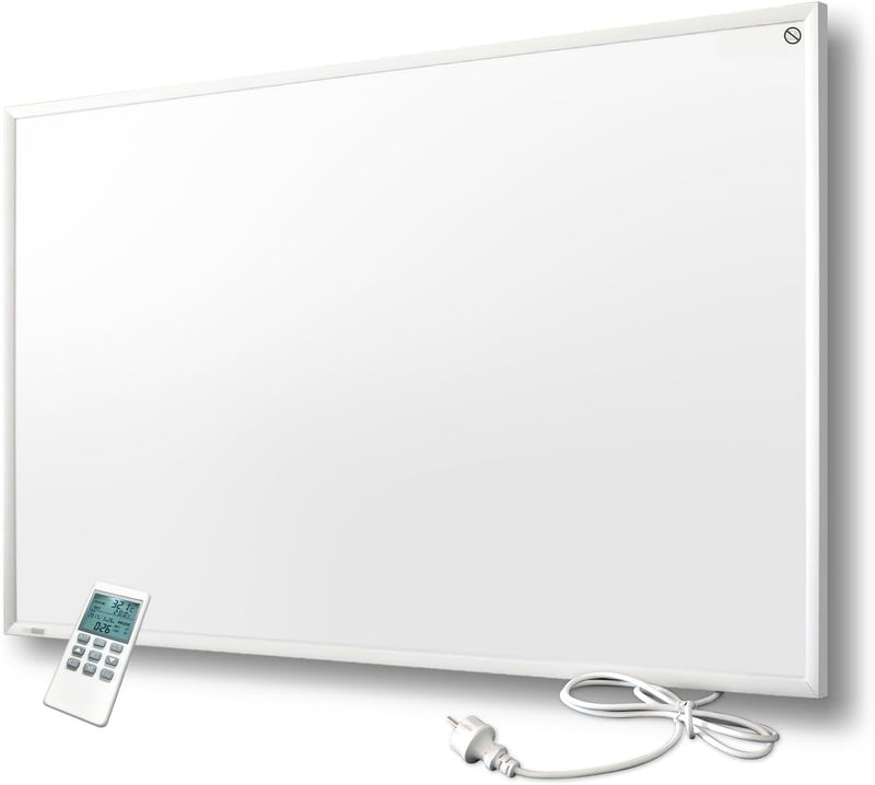 byecold Infrarotheizung mit Thermostat 900 Watt - Infrarot Wandheizung - Elektroheizung - Heizplatte