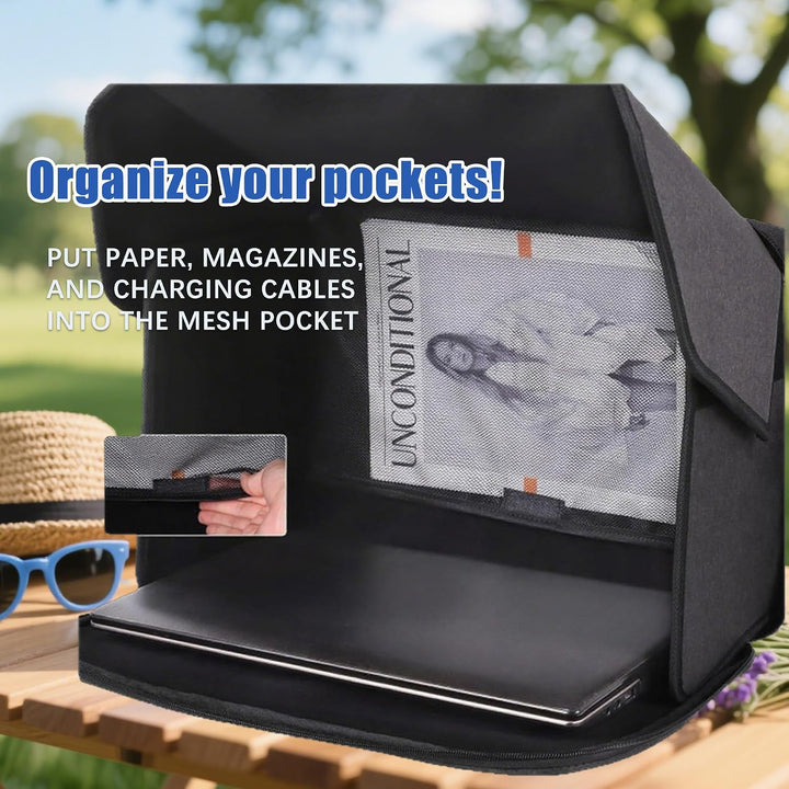 Laptopzelt, Sonnenschutz wasserabweisende Laptoptasche mit Blendschutz, 12-14 Zoll Laptop, Laptop So