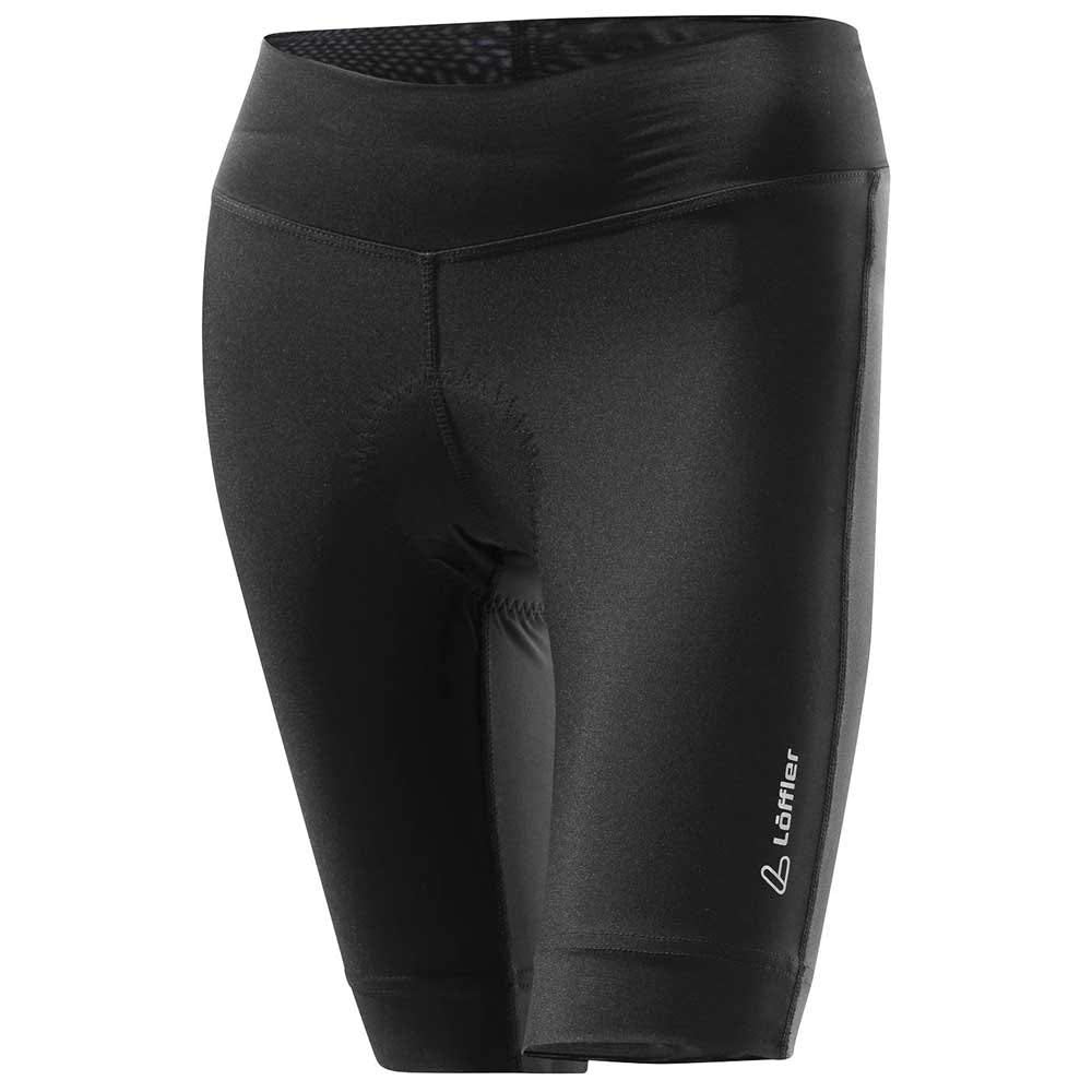 Löffler Tour Kurze Rad Tights Damen schwarz