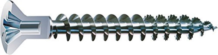 SPAX Universalschraube mit Kopflochbohrung, 4,5 x 50 mm, 500 Stück, Kreuzschlitz Z2, Kleiner Senkkop