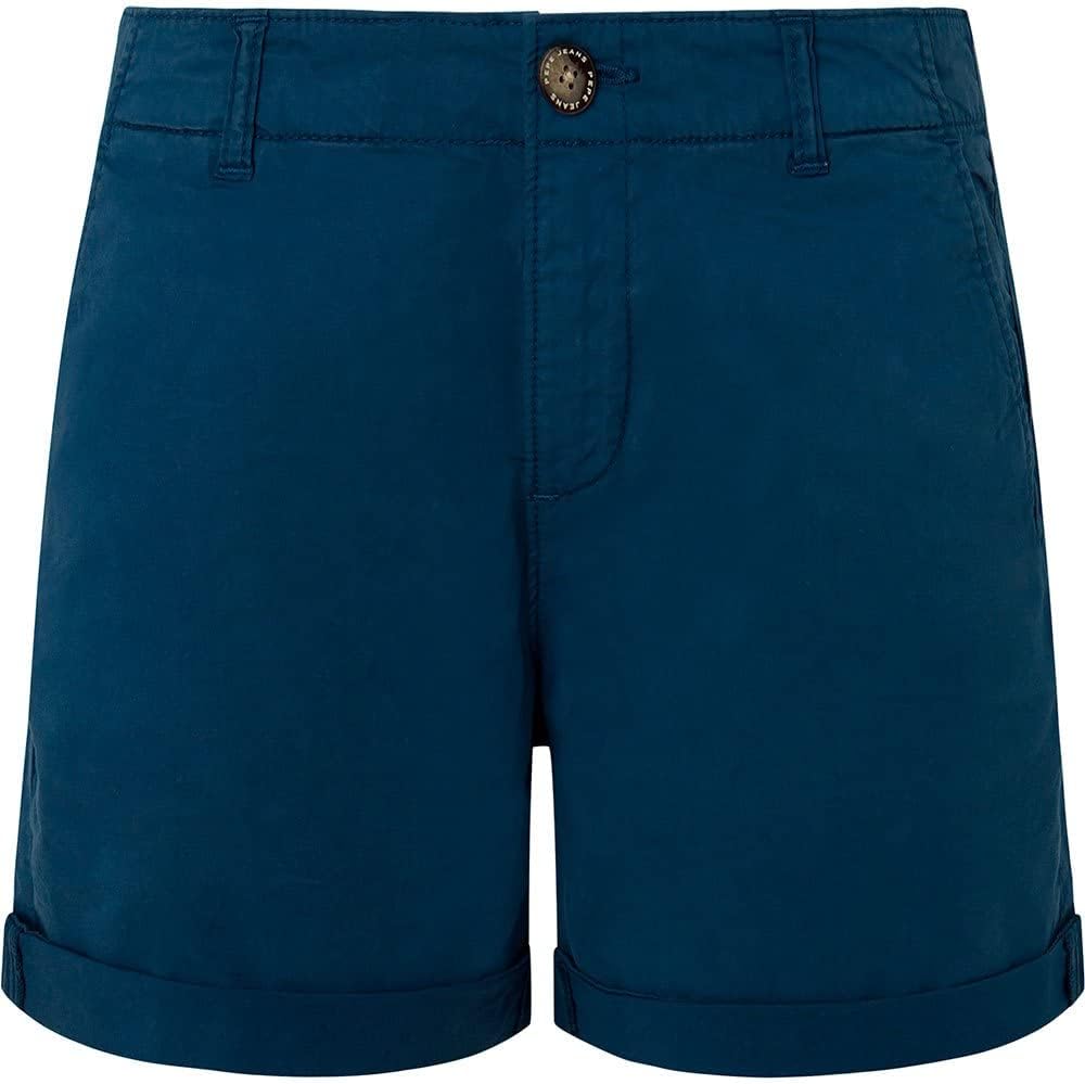 Pepe Jeans Damen Junie Shorts 25W Blue (Ocean), 25W Blue (Ocean)