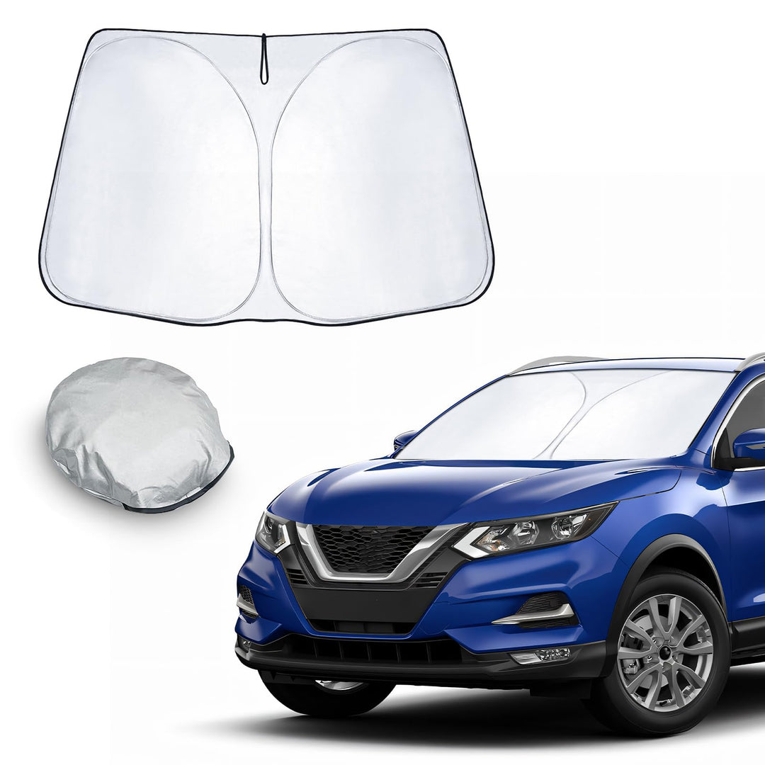 CDEFG Kompatibel mit Nissan Qashqai j12 2021 2022 2023 Sonnenschutz Abdeckungen Frontscheibe Sonnens