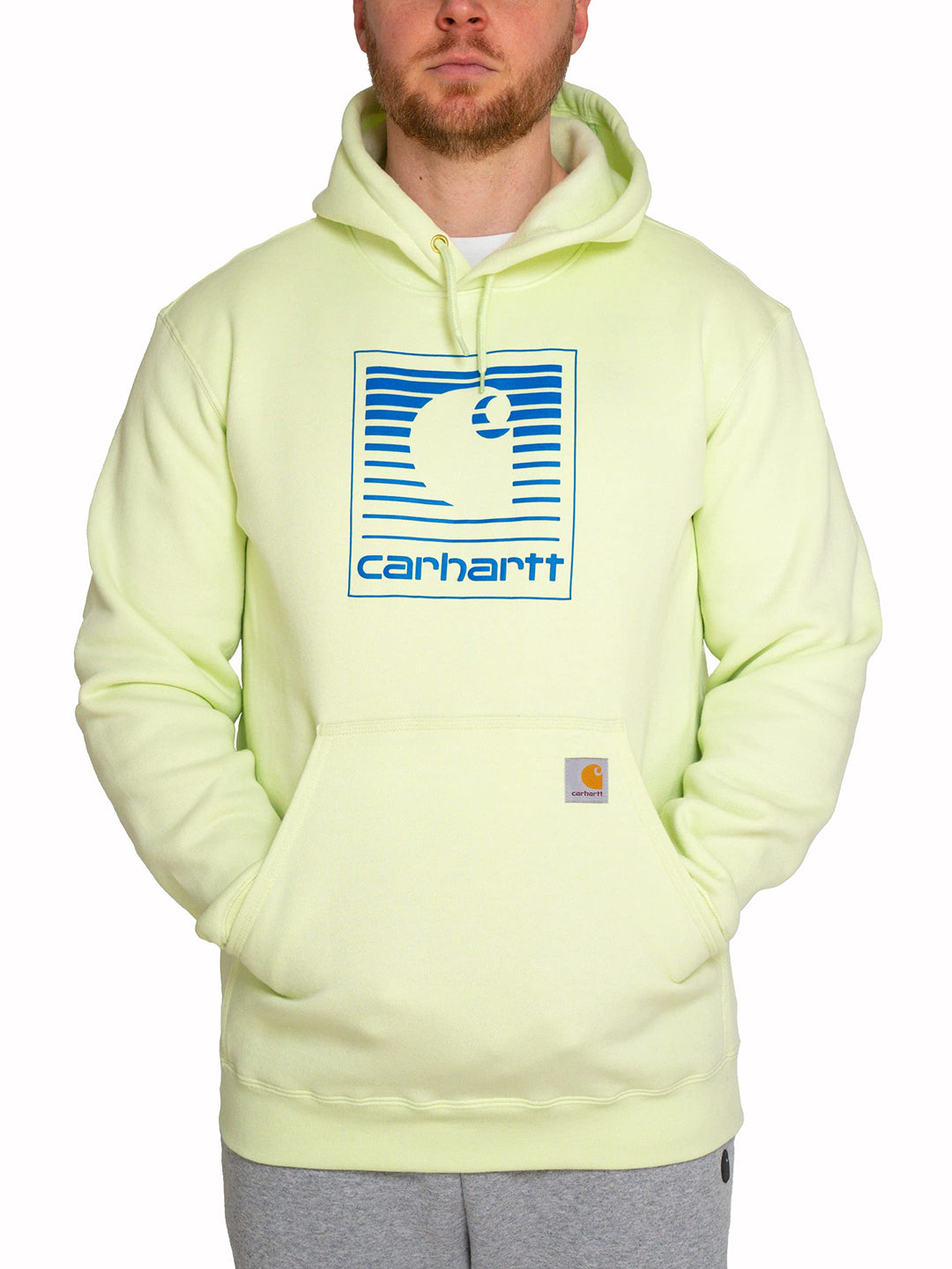 Carhartt K121 Midweight Hooded Sweatshirt XS Hauch Von Limette, XS Hauch Von Limette