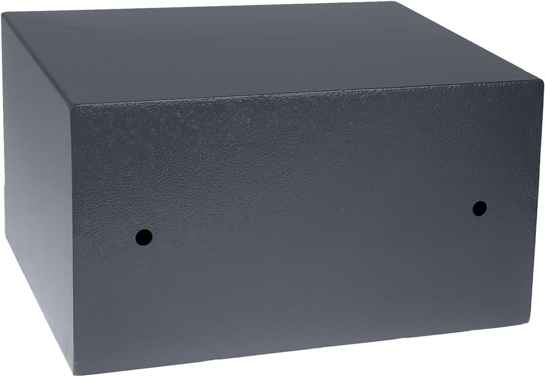 HMF 49217-11 Tresor Möbeltresor Doppelbartschloss, 31,0 x 17,0 x 25,0 cm, anthrazit 31 x 17 x 25 cm